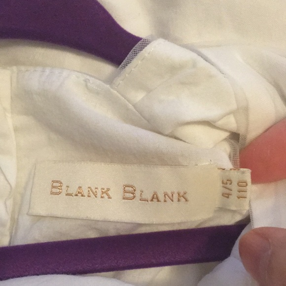 EUC Blink Blank Shiffon dress for girl 4-5 years - Picture 3 of 5